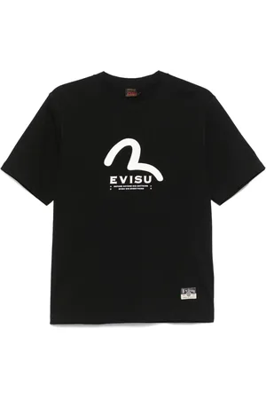 Evisu T-shirt med logotryk