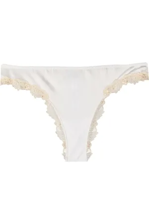 La Perla G-streng med takket kant og broderet detalje
