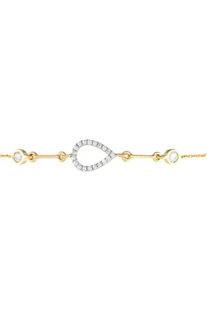 LB Exclusive Diamantarmbånd i 14 karat gult guld