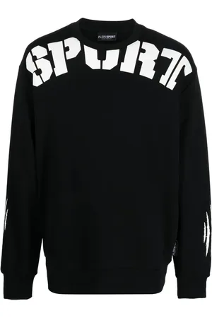 Philipp Plein Sweatshirt med rund hals og logotryk
