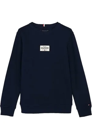Tommy Hilfiger Sweatshirt med logoapplikation