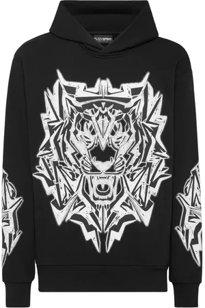 Philipp Plein Langærmet Thunder Tiger hættetrøje