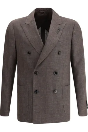 LARDINI Blazer med broche-detalje