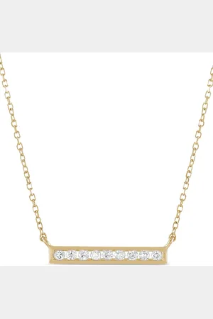 LB Exclusive Halskæde i 14 karat guld med diamant