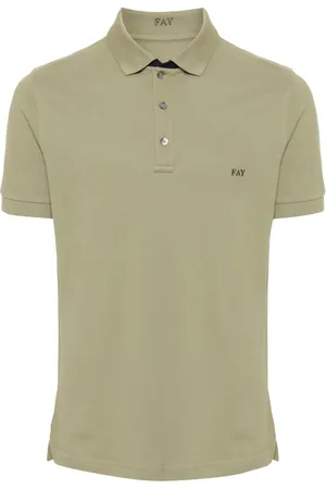 FAY Polo i piqué med broderet logo