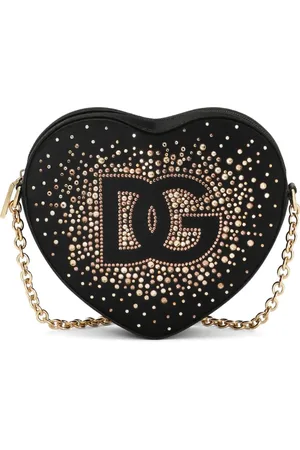 Dolce & Gabbana Krystaludsmykket hjerte-taske