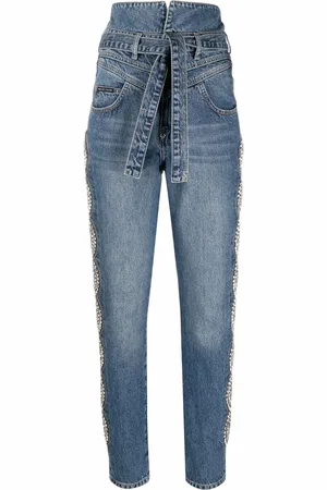 Philipp Plein Højtaljede Saint Tropez jeans med udsmykning