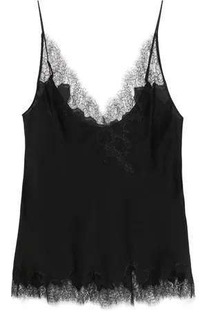 CARINE GILSON Camisole-stop i silke