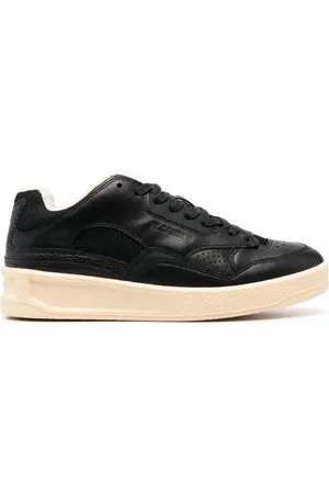Jil Sander Low-top Basket sneakers i læder