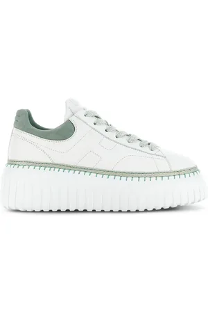 Hogan H-stripes low-top sneakers i læder