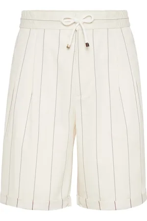 Brunello Cucinelli Bermuda-shorts med striber