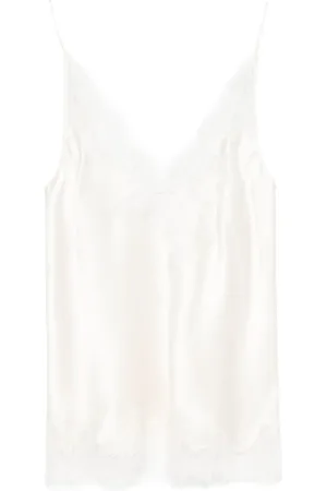 CARINE GILSON Camisole-stop i silke