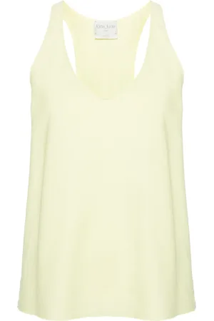 FORTE FORTE Finribbet tanktop med bryderryg