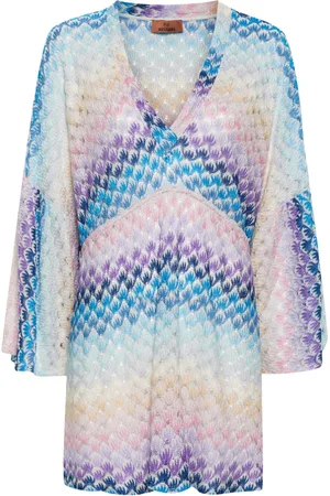 Missoni Strikket kjole med zigzag-mønster