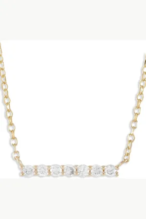 LB Exclusive Halskæde i 14 karat guld med diamant