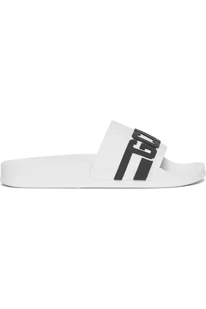 GCDS Logoprægede pool-sandaler