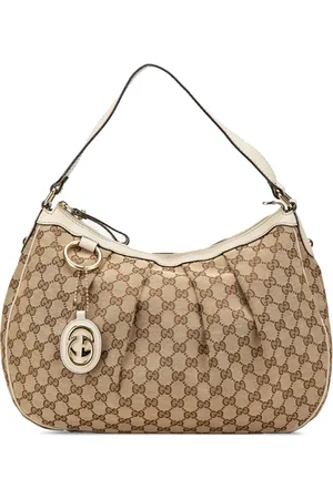 Gucci Mellemstor Sukey skuldertaske i GG-kanvas fra 2000-2015
