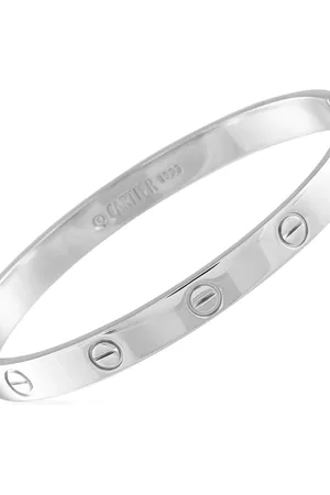 Cartier Love armbånd i 18 karat hvidguld