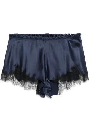 CARINE GILSON Shorts i satin-silke