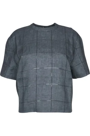 Brunello Cucinelli Bluse med rund hals