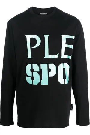 Philipp Plein T-shirt med lange ærmer og logotryk