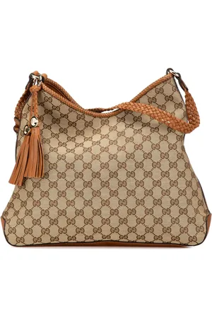 Gucci GG Marrakech skuldertaske i lærred fra 2000-2015