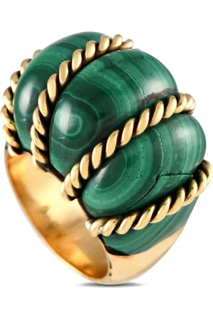 SEAMAN SCHEPPS Ring i 18 karat guld med malakit
