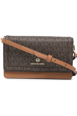 Michael Kors Jet Set crossbody-taske med logotryk