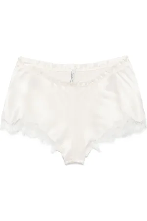 CARINE GILSON Calais silkeshorts med Caudry-blonde