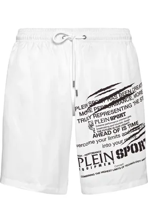 Philipp Plein Badeshorts med logotryk