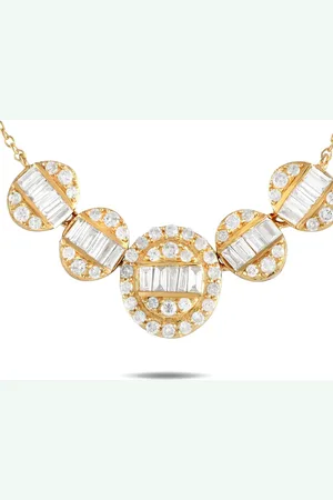 LB Exclusive Halskæde i 14 karat guld med diamant