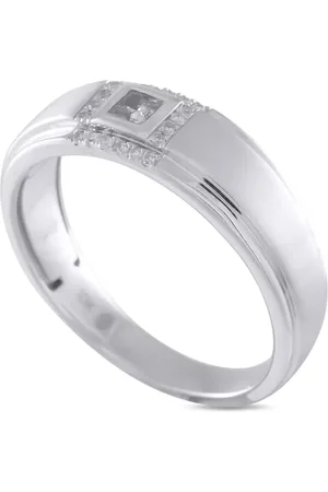 LB Exclusive Pre-owned diamantring i 10 karat hvidguld