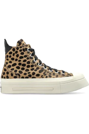 Converse High-top sneakers med leopardtryk