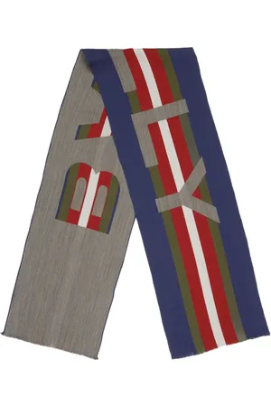 Bally Tørklæde med striber og colourblocking