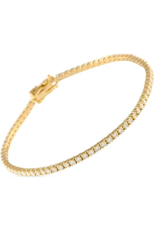 LB Exclusive Tennis-armbånd i 14 karat guld med diamant