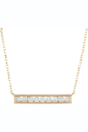 LB Exclusive Halskæde i 14 karat guld med diamant
