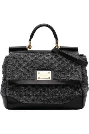 Dolce & Gabbana Hæklet Miss Sicily satchel i uld fra 2010-2024