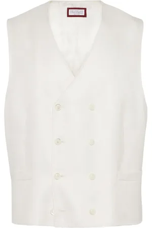 Brunello Cucinelli Dobbeltradet vest