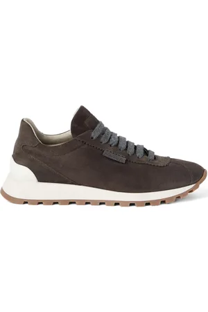 Brunello Cucinelli Sneakers i ruskind