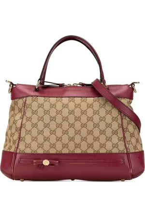 Gucci Mayfair satchel-taske i GG-lærred fra 2000-2015