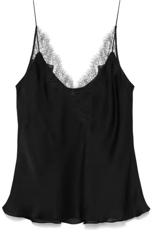 CARINE GILSON Camisole-stop i silke
