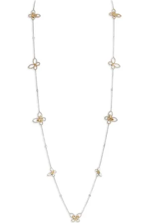 LB Exclusive Butterfly halskæde i 18 karat guld med diamantvedhæng
