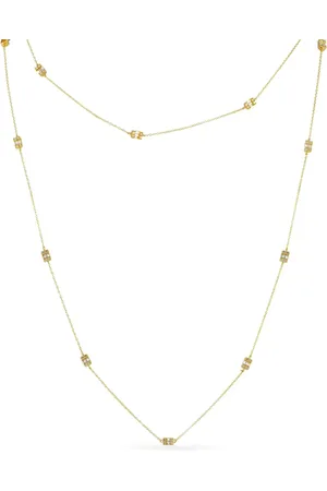 LB Exclusive Pre-owned diamanthalskæde i 14 karat guld