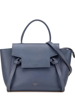 Céline Nano satchel-taske i grynet kalveskind fra 2000-2024