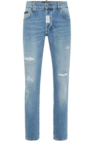 Philipp Plein Skinny-jeans med slitageeffekt