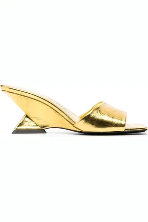 The Attico Metalliske 70mm Cheope mules