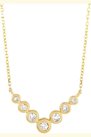 LB Exclusive Halskæde i 14 karat guld med diamant