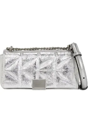 Karl Lagerfeld Metallisk quiltet K/Kuilt crossbody-taske