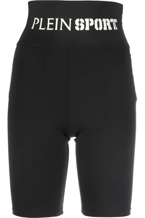 Philipp Plein Strækbare shorts med logolinning