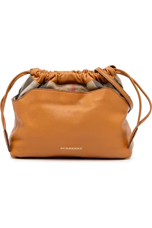 Burberry House-ternet Little Crush crossbody-taske i kanvas og kalveskind fra 2000-2017